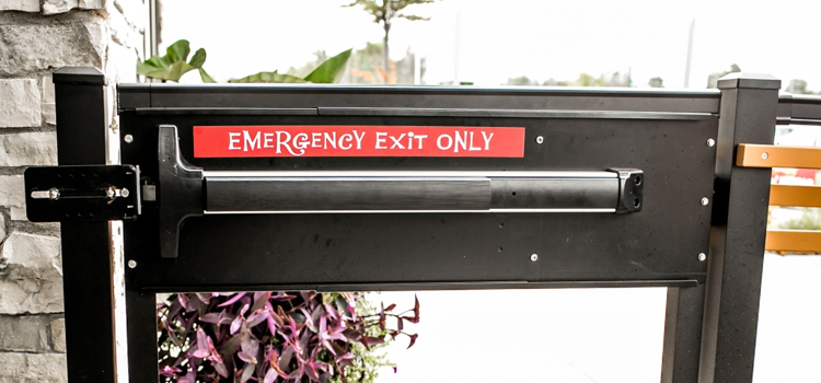 emergency push bar installation in Thousand Oaks